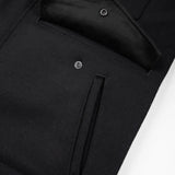 Iron Heart | IHM-49-BLK |  21oz Melton Wool M65 Field Jacket | Black