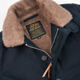 Iron Heart | IHM-35-NAV | Whipcord N1 Deck Jacket | Navy