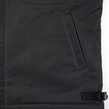 Iron Heart | IHM-45-BLK | Oiled Whipcord A2 Deck Jacket | Black