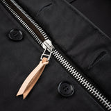 Iron Heart | IHM-45-BLK | Oiled Whipcord A2 Deck Jacket | Black