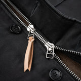 Iron Heart | IHM-45-BLK | Oiled Whipcord A2 Deck Jacket | Black