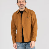 Iron Heart | IHSH-423 | 13oz Oxford Cloth Work Overshirt | Camel