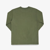 Iron Heart | IHTL-1501 | 11oz Cotton Knit Long Sleeved Crew Neck Sweater | Olive