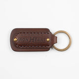 Buttero Leather Key Ring | IHG-067 | Black / Brown