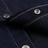 Iron Heart | IHSH-295-IB | 14oz Selvedge Denim Western Shirt | Indigo/Black