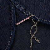 Iron Heart | IHSH-295-IB | 14oz Selvedge Denim Western Shirt | Indigo/Black