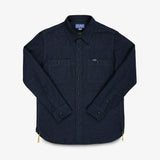 Iron Heart | IHSH-443-IND | 7oz Cotton Linen Chambray Work Shirt | Indigo