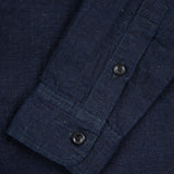 Iron Heart | IHSH-443-IND | 7oz Cotton Linen Chambray Work Shirt | Indigo