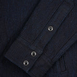 Iron Heart | IHSH-437-IND | 13.5oz Dobby Cloth CPO Shirt - Indigo