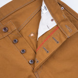 Iron Heart |  IH-634D | 17oz Duck Straight Cut Jeans | Brown