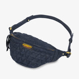 Iron Heart | IHE-51-IND | Diamond Stitched 25oz Selvedge Denim Waist Bag | Indigo