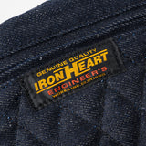 Iron Heart | IHE-51-IND | Diamond Stitched 25oz Selvedge Denim Waist Bag | Indigo