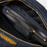 Iron Heart | IHE-51-IND | Diamond Stitched 25oz Selvedge Denim Waist Bag | Indigo