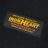 Iron Heart | IHE-24-BLK | 21oz Denim and Buttero Leather Holdall | Superblack
