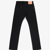 Iron Heart | IH-666S-142bb | 14oz Selvedge Denim Slim Straight Cut Jeans | Black/Black