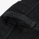 Iron Heart | IH-666S-142bb | 14oz Selvedge Denim Slim Straight Cut Jeans | Black/Black