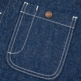 Iron Heart | IHJ-149  | 10oz Selvedge Denim Blanket Lined Chore Jacket | Indigo