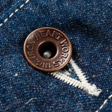 Iron Heart | IHJ-149  | 10oz Selvedge Denim Blanket Lined Chore Jacket | Indigo