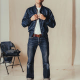 Iron Heart |   IHM-50-NAV | 4.8oz Nylon Type L-2B Jacket | Navy