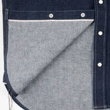 Iron Heart | IHSH-326-IND | 12oz Selvedge Denim Work Shirt With Snaps | Indigo