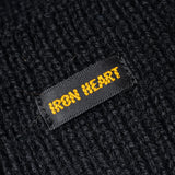 Iron Heart | IHG-080-WHT | 100% Wool Ribbed Beanie | various colors