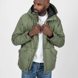Iron Heart | IHJ-154-OLV | 8oz Sateen/Primaloft® Winter Parka Jacket | Olive