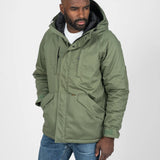 Iron Heart | IHJ-154-OLV | 8oz Sateen/Primaloft® Winter Parka Jacket | Olive