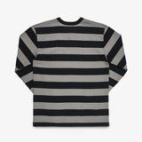 Iron Heart | IHTB-01-GRY-BLK | 11oz Cotton Knit Long-Sleeved Sweater | Grey/Black