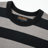 Iron Heart | IHTB-01-GRY-BLK | 11oz Cotton Knit Long-Sleeved Sweater | Grey/Black