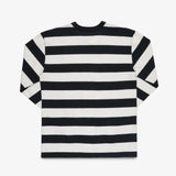 Iron Heart | IHTB-01-BLK-WHT | 11oz Cotton Knit Long-Sleeved Sweater | White/Black