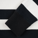 Iron Heart | IHTB-01-BLK-WHT | 11oz Cotton Knit Long-Sleeved Sweater | White/Black