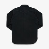 Iron Heart |  IHSH-218-BLK | 12oz Selvedge Denim Western Shirt "The Johnny Cash III" | Black