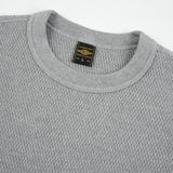 Iron Heart | IHSW-86-GRY | Heavyweight Thermal Crew Neck Sweater | Grey