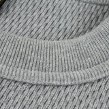 Iron Heart | IHSW-86-GRY | Heavyweight Thermal Crew Neck Sweater | Grey