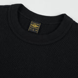 Iron Heart | IHSW-86-BLK | Heavyweight Thermal Crew Neck Sweater | Black