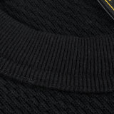 Iron Heart | IHSW-86-BLK | Heavyweight Thermal Crew Neck Sweater | Black