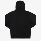 Iron Heart |  IHSW-82L-BLK | 14oz Ultra Heavyweight Loopwheel Cotton Zip Up Hoodie | Black