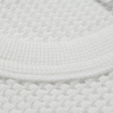 Iron Heart | IHTL-1301-WHT | Waffle Knit Long Sleeved Crew Neck Thermal Top | White