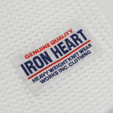 Iron Heart | IHTL-1301-WHT | Waffle Knit Long Sleeved Crew Neck Thermal Top | White