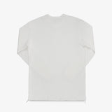 Iron Heart | IHTL-1301-WHT | Waffle Knit Long Sleeved Crew Neck Thermal Top | White