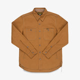 Iron Heart | IHSH-189-BRN | 17oz Duck CPO Work Shirt - "The UnTucked" | Brown