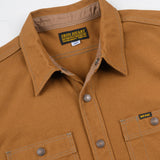 Iron Heart | IHSH-189-BRN | 17oz Duck CPO Work Shirt - "The UnTucked" | Brown