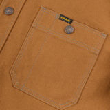 Iron Heart | IHSH-189-BRN | 17oz Duck CPO Work Shirt - "The UnTucked" | Brown