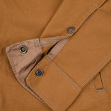 Iron Heart | IHSH-189-BRN | 17oz Duck CPO Work Shirt - "The UnTucked" | Brown