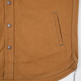 Iron Heart | IHSH-189-BRN | 17oz Duck CPO Work Shirt - "The UnTucked" | Brown