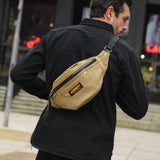 Iron Heart | IHE-53-KHA | 12oz Whipcord Waist Bag | Khaki