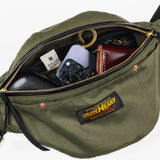 Iron Heart | IHE-53-ODG | 12oz Whipcord Waist Bag | Olive Drab Green