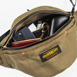 Iron Heart | IHE-53-KHA | 12oz Whipcord Waist Bag | Khaki