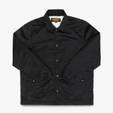 Iron Heart | IHJ-160-BLK-NP | 4.8oz Nylon Coach Jacket - Black - No Patch