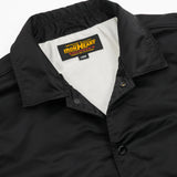 Iron Heart | IHJ-160-BLK-NP | 4.8oz Nylon Coach Jacket - Black - No Patch